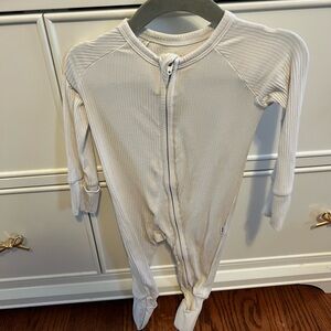 Little Sleepies Cream Kids One Piece